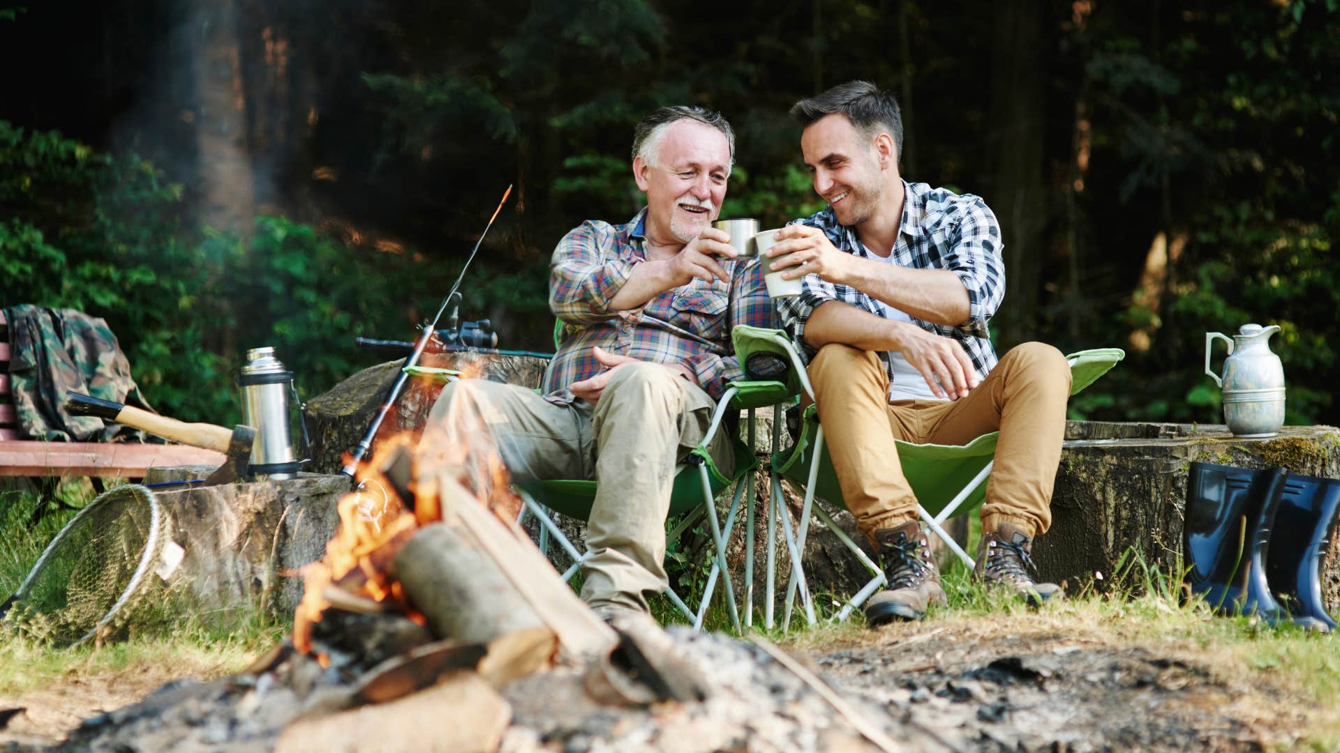 good dads show love to their adult kids by spending time with you