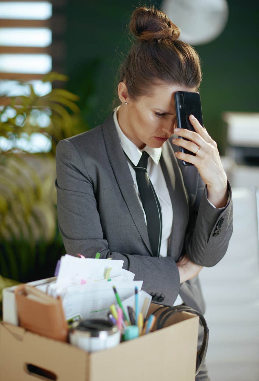 Woman who is one of many Americans facing layoffs