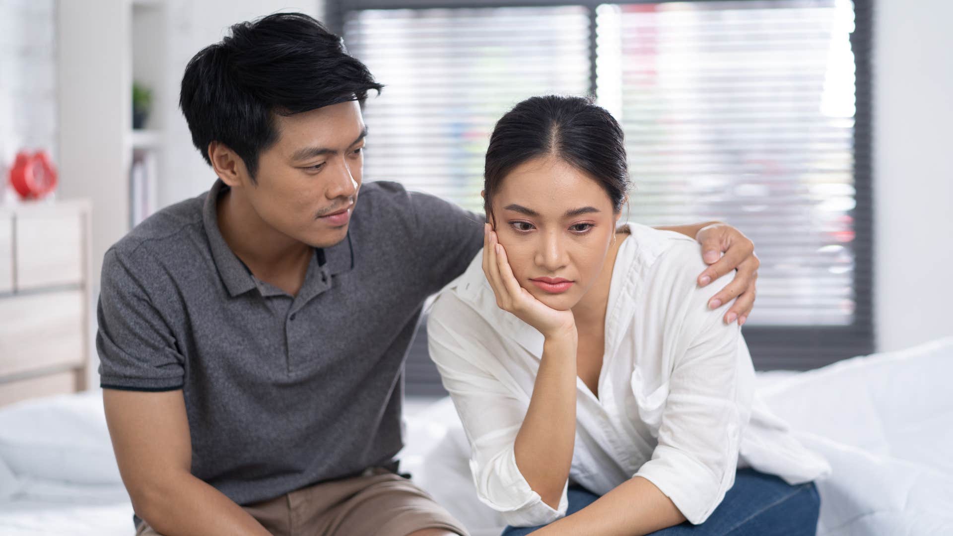 Couple accepts only feeling
