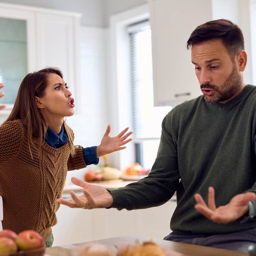 couple in a damaging relationship pattern