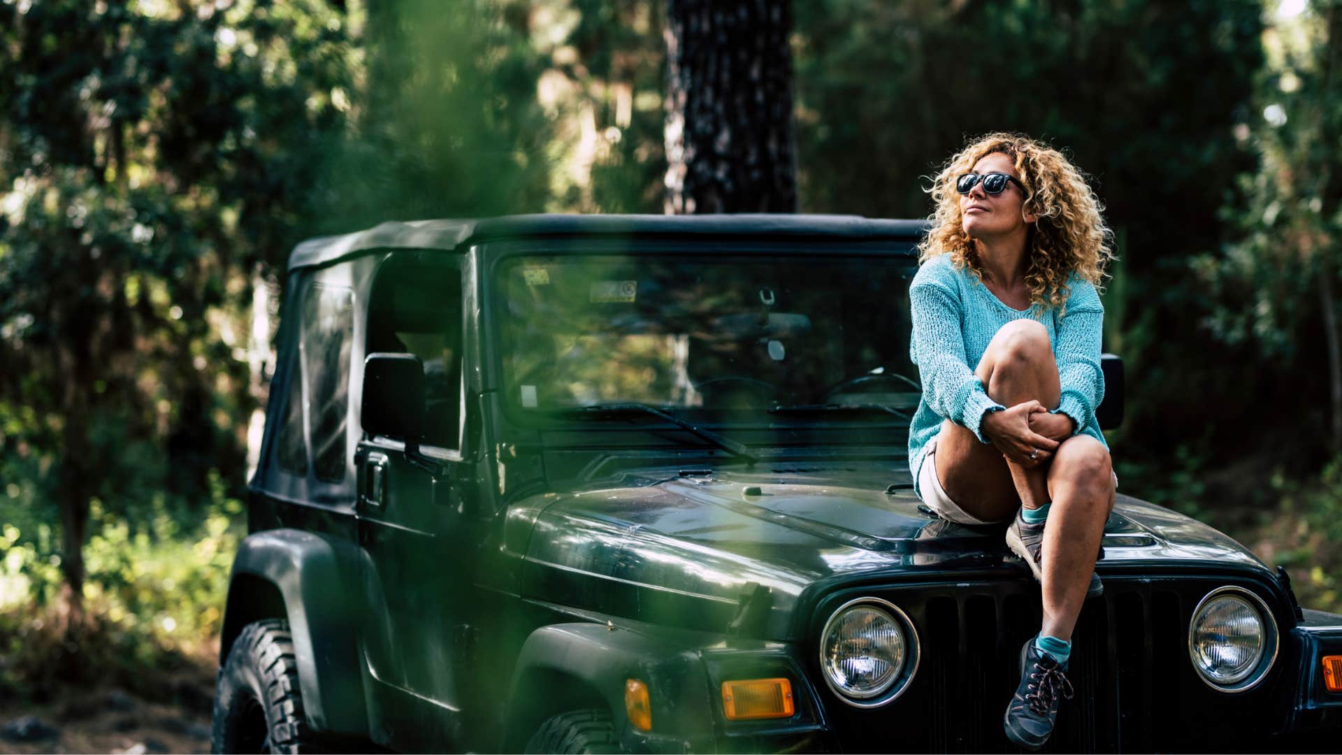independent woman spending the day solo without her partner