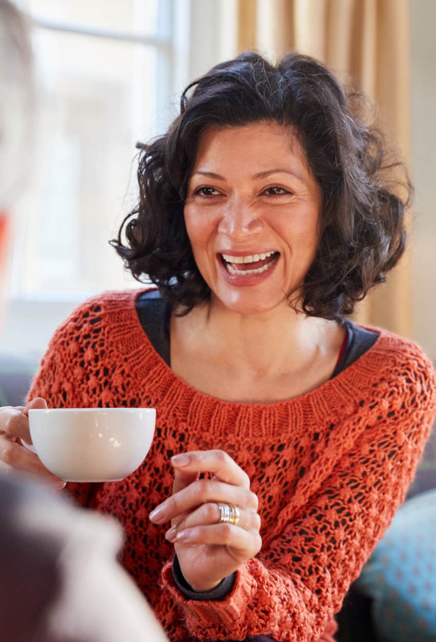 woman born before the year two thousand finds it easier to connect with others
