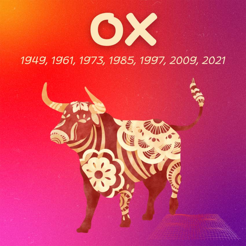ox chinese zodiac signs monthly horoscope july 2025