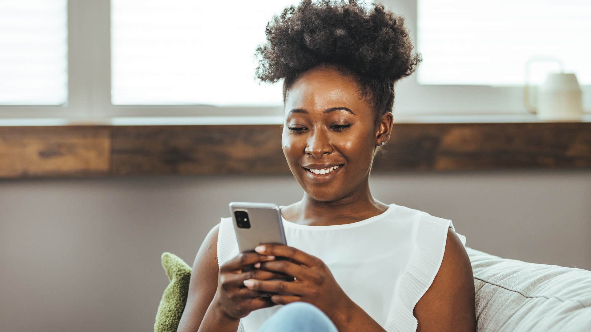 woman making relationship with herself a top priority