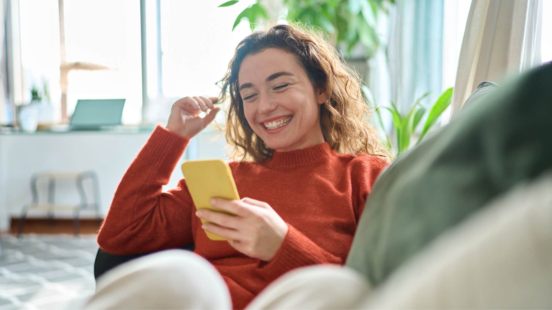 woman who doesn't act unhinged redirecting focus to joy