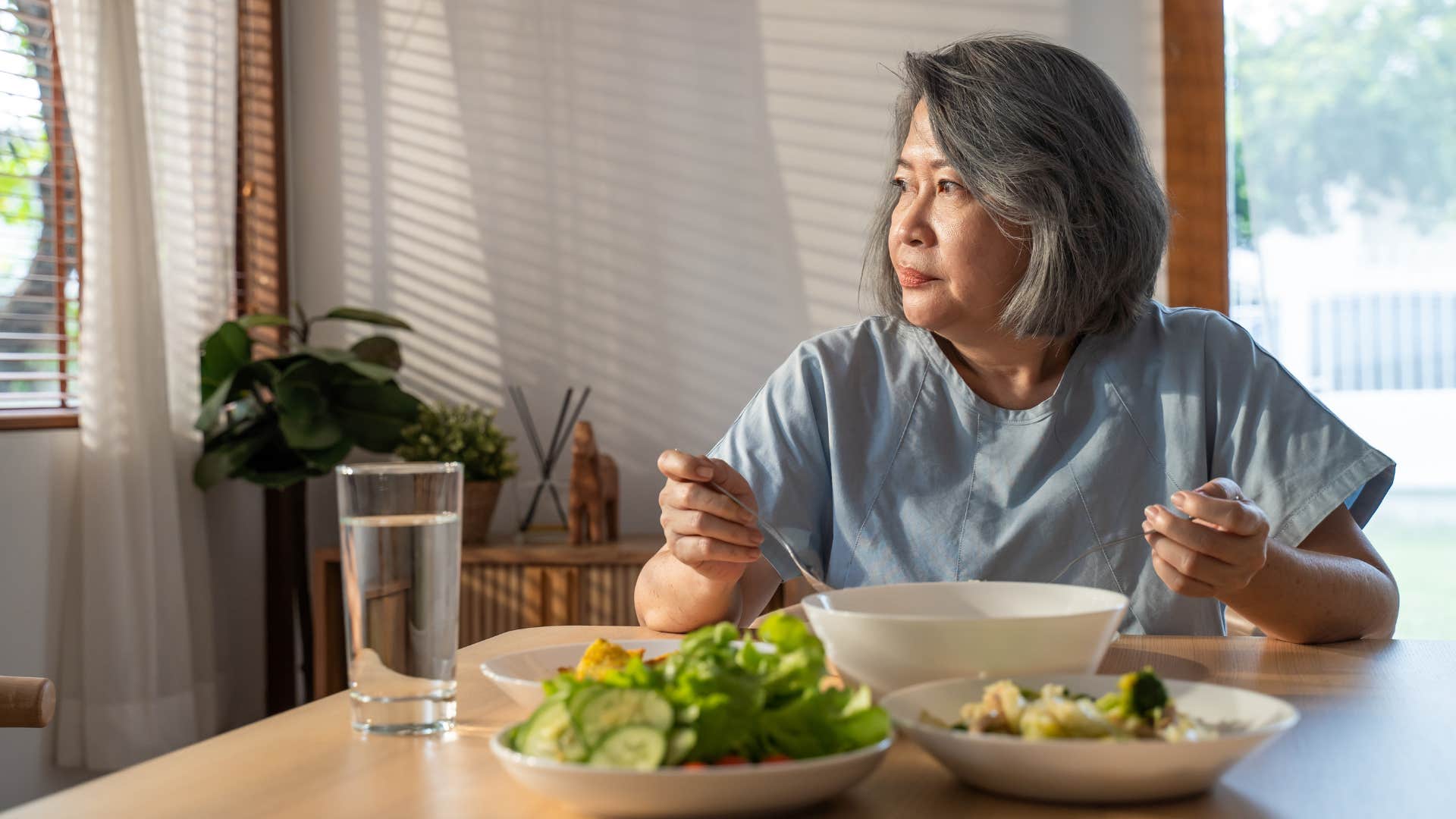 Older person lost patience explaining