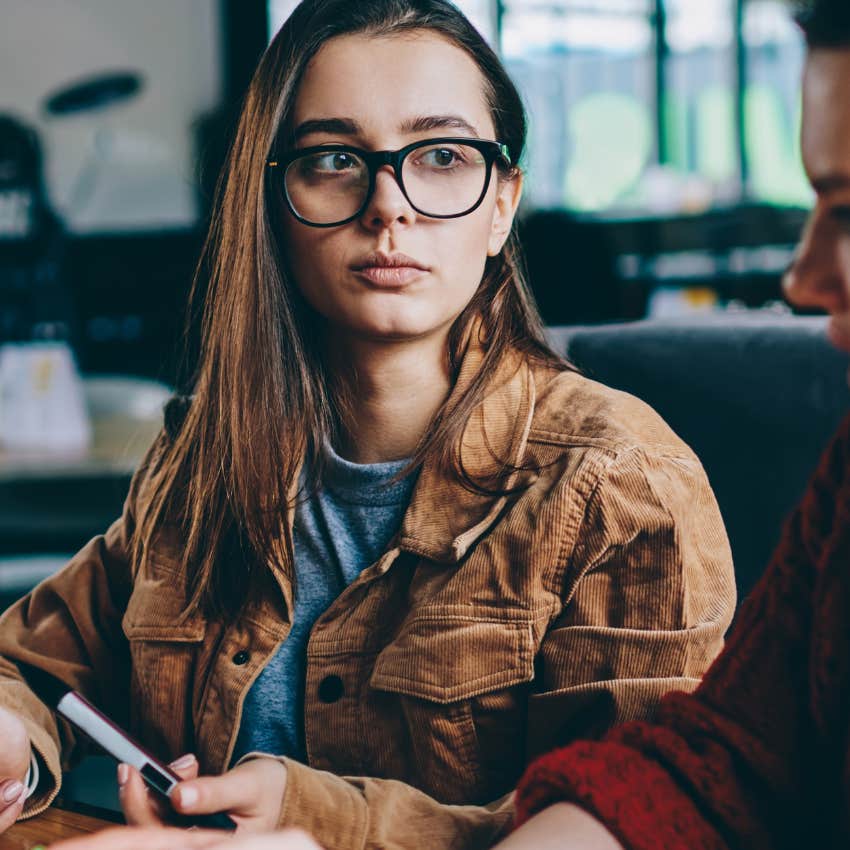 woman who can talk to anyone with self-awareness