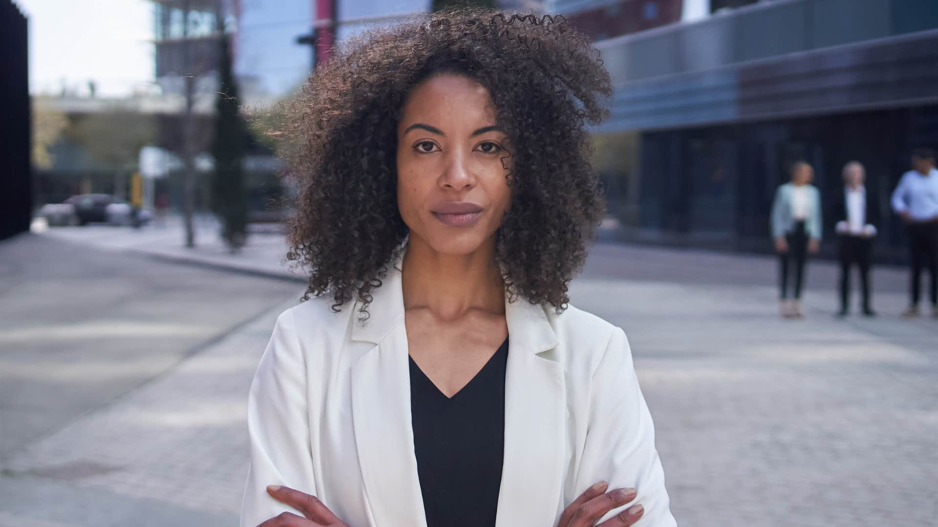 serious woman who knows you earn respect not demand it