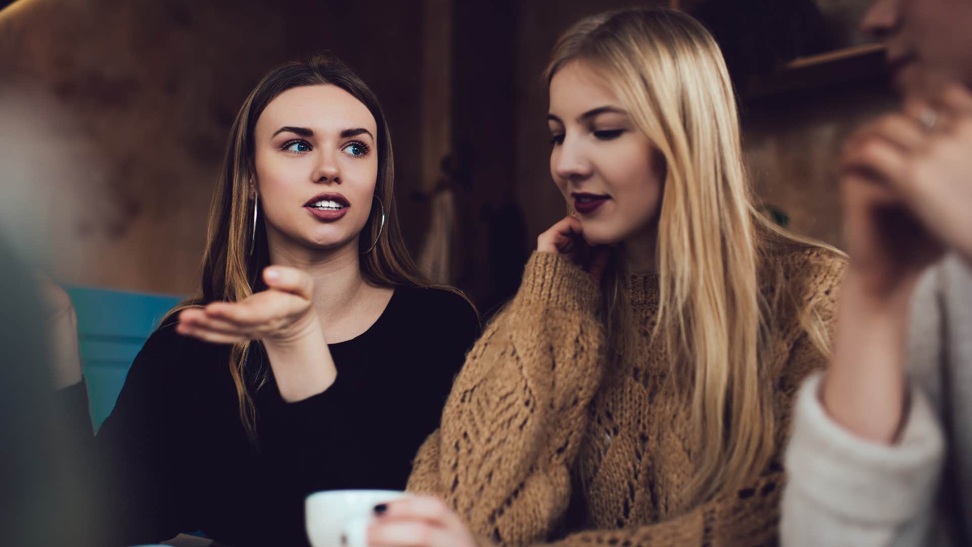 quiet behaviors of a woman who is lonely later in life that are obvious to everyone but her inserting themselves into conversations 