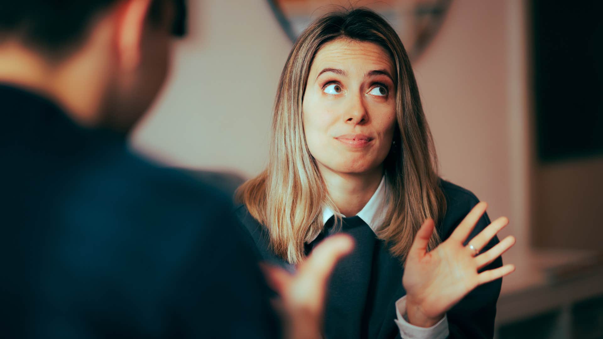 a wife tells her husband that it does not matter anymore