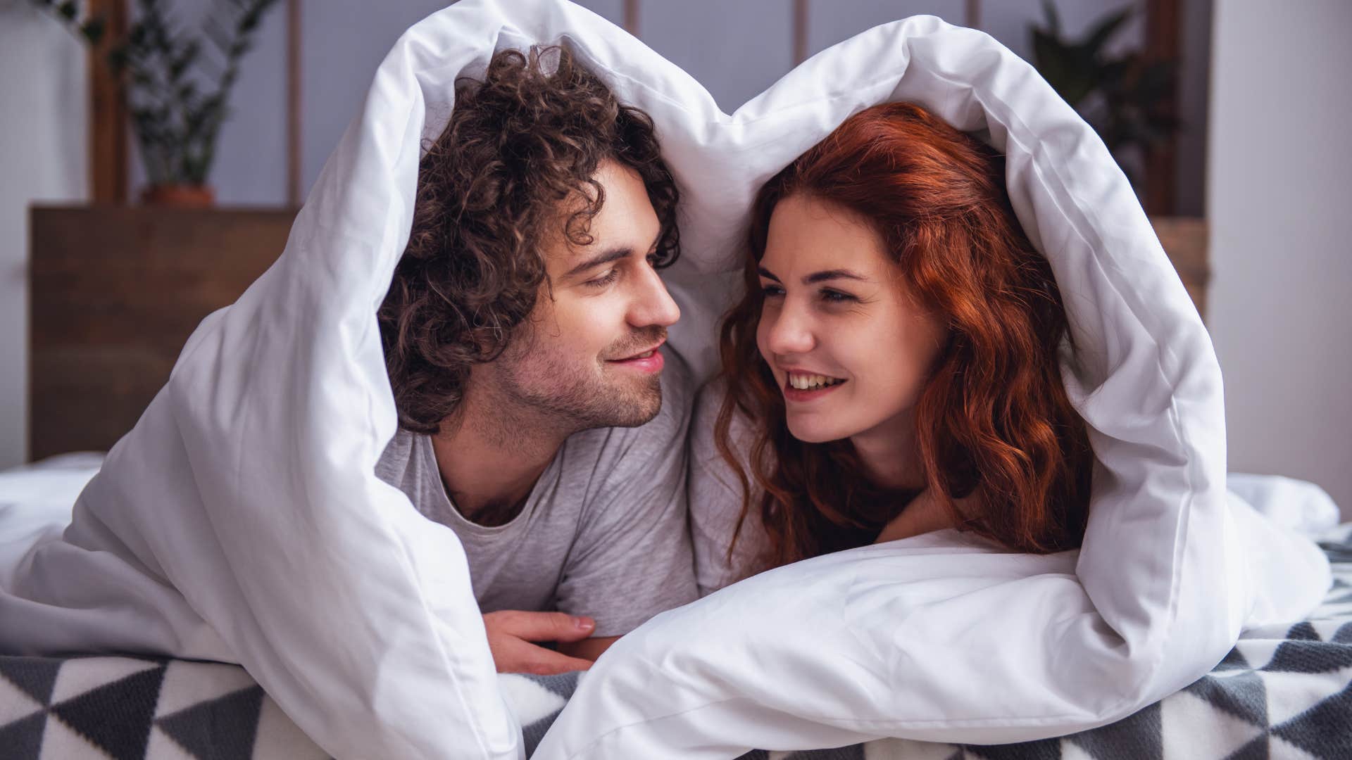 a man visits his woman early in the morning for their date