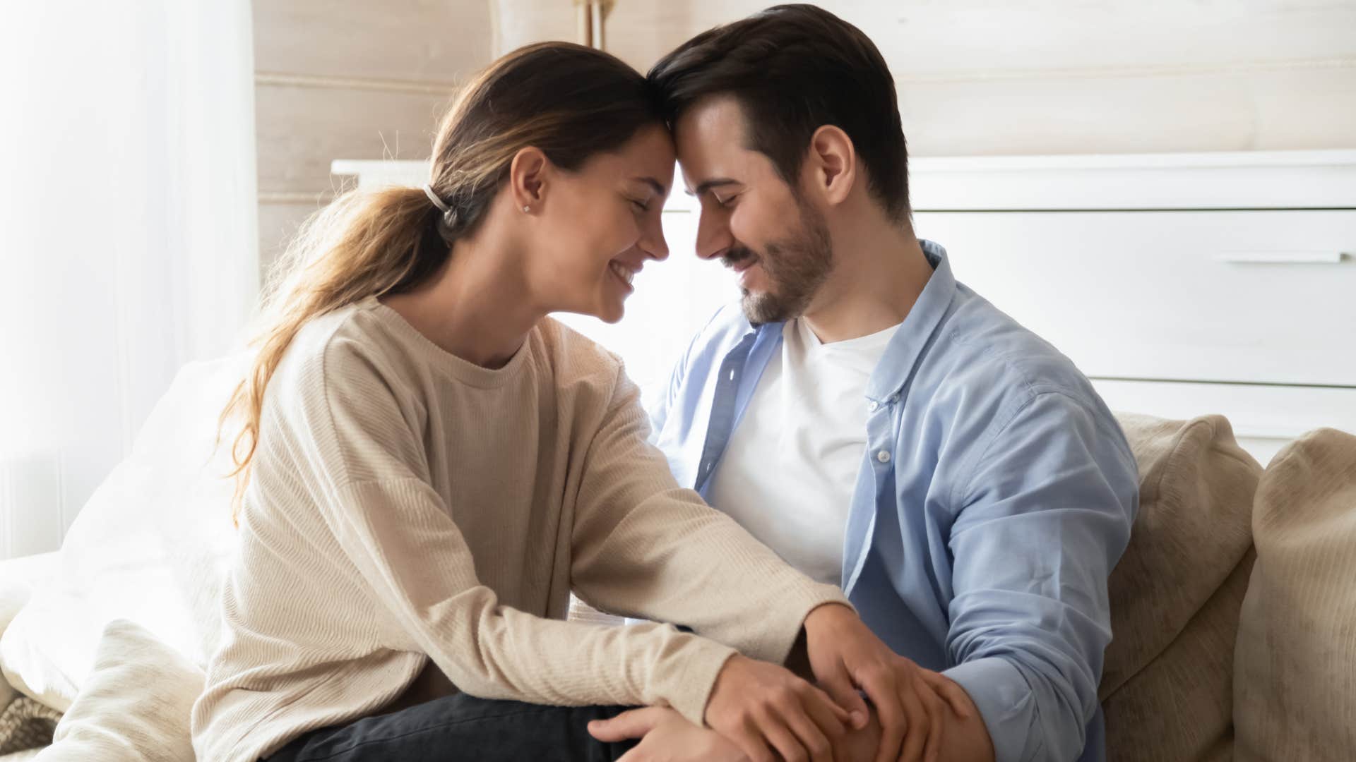 man making woman he loves feel safe