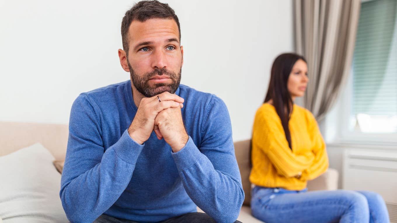 Reasons Husbands Who Lose Interest In Their Stay-At-Home Wives Usually Have man who has lost interest in his stay at home wife turned away from her