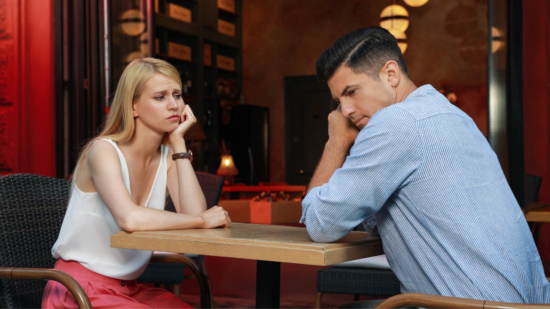 man losing interest in woman who believes right man will come without convincing