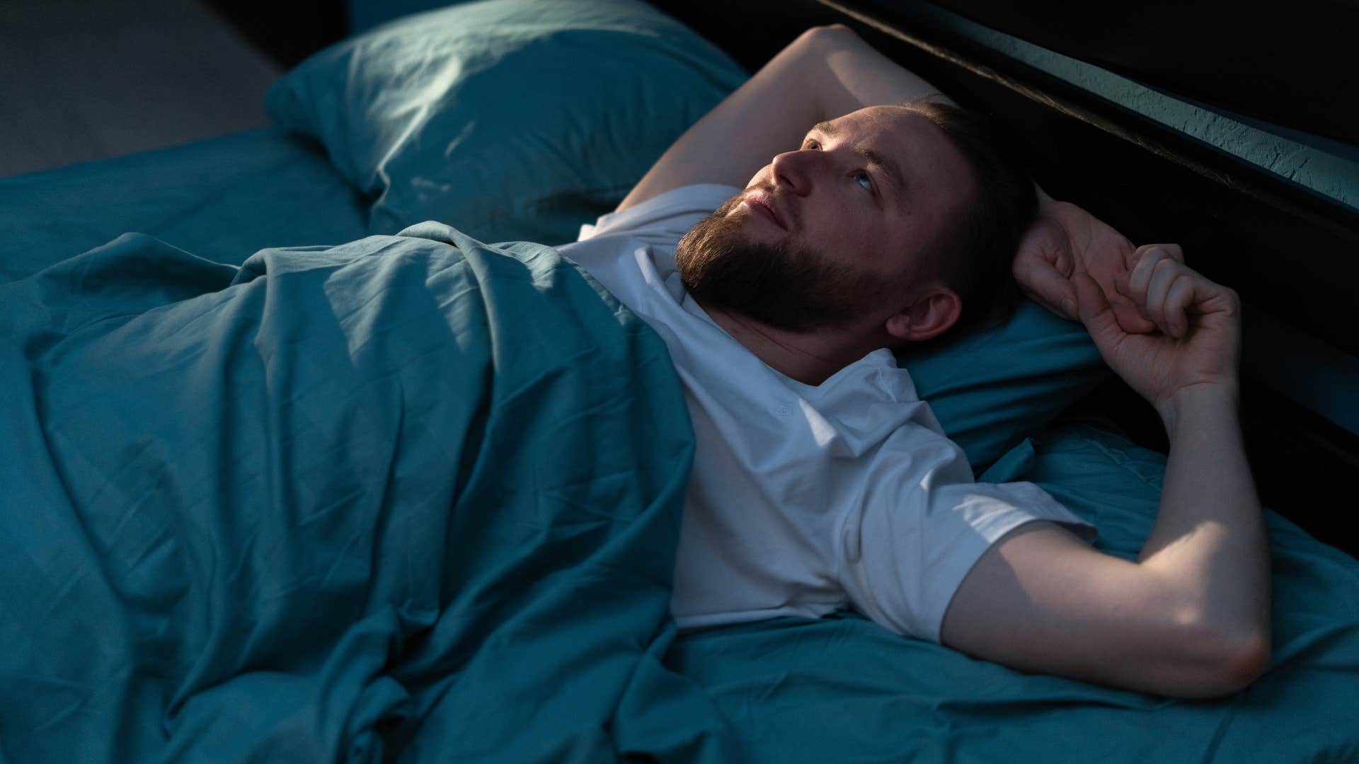 man unable to sleep stuck in a what if loop
