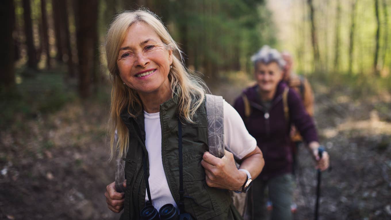 Seniors Who Do This One Thing Feel Happiest, Study Finds happy senior aging adventurously