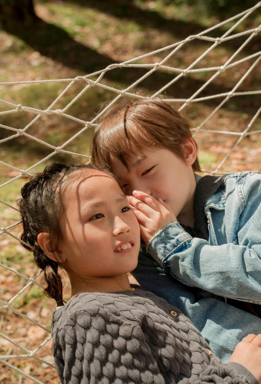 brother happier because he has a sister