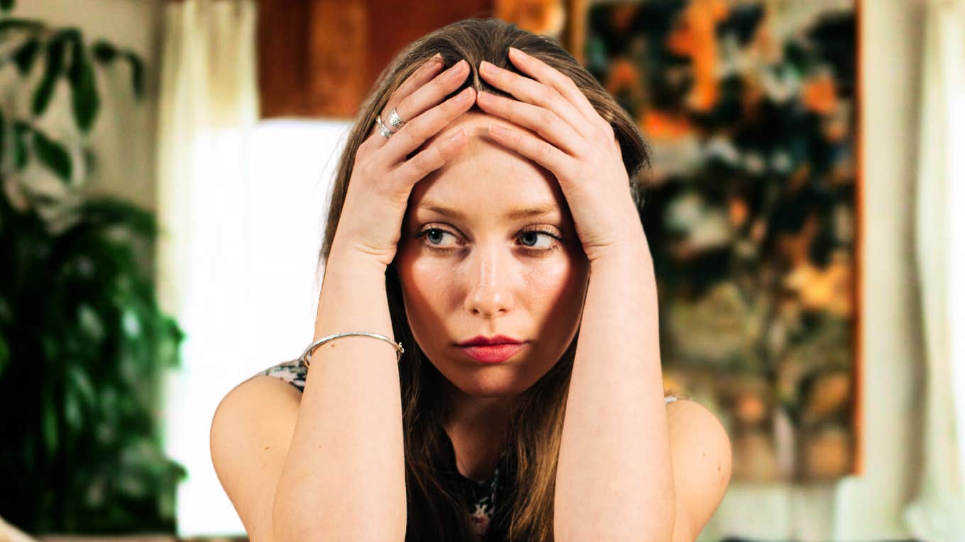 Signs You’re An Emotional Orphan — Someone With Living Parents But No Real Parental Relationship Woman who feels like an emotional orphan.