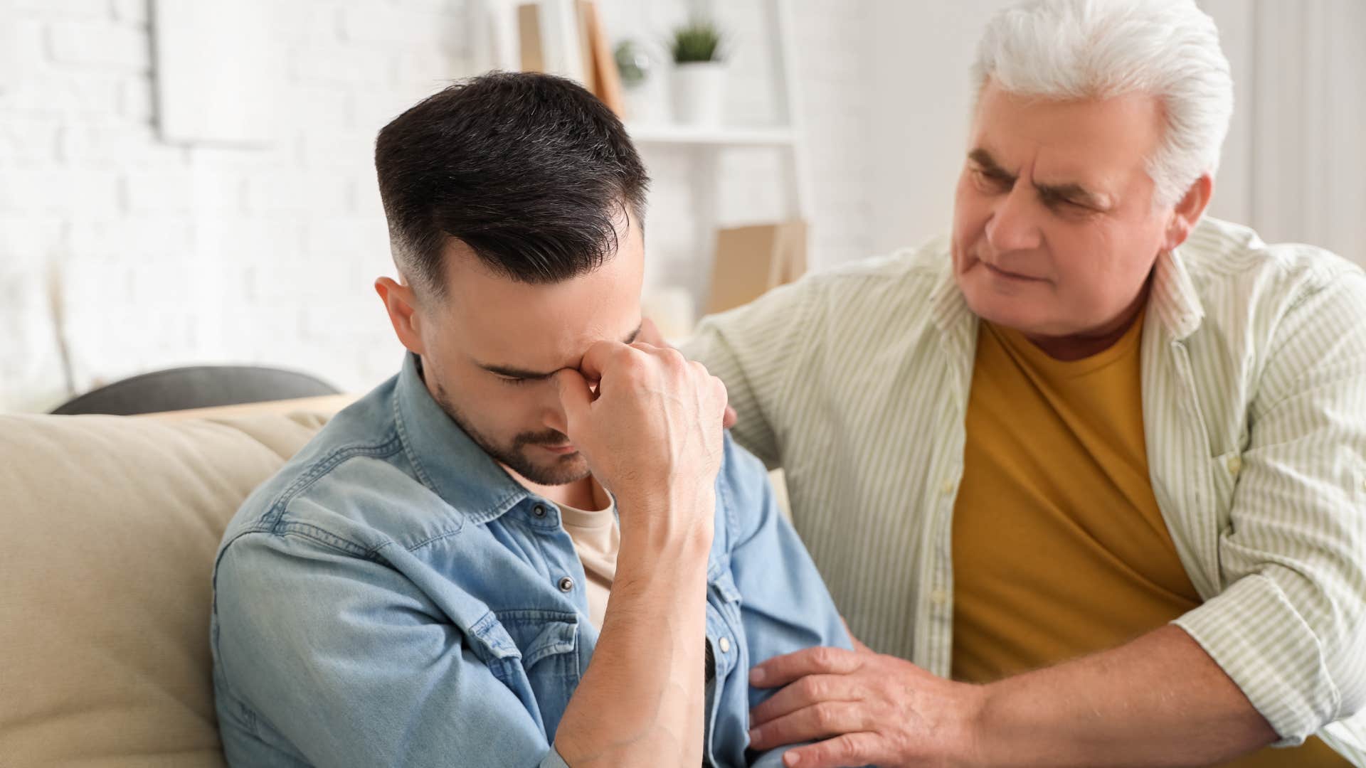 man who is still living to please parents with obliged loyalty