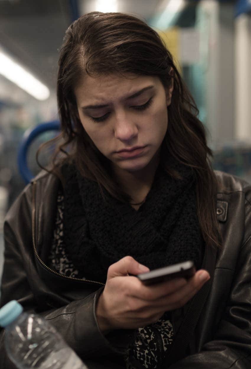 person with algorithm hangover sign new era social media