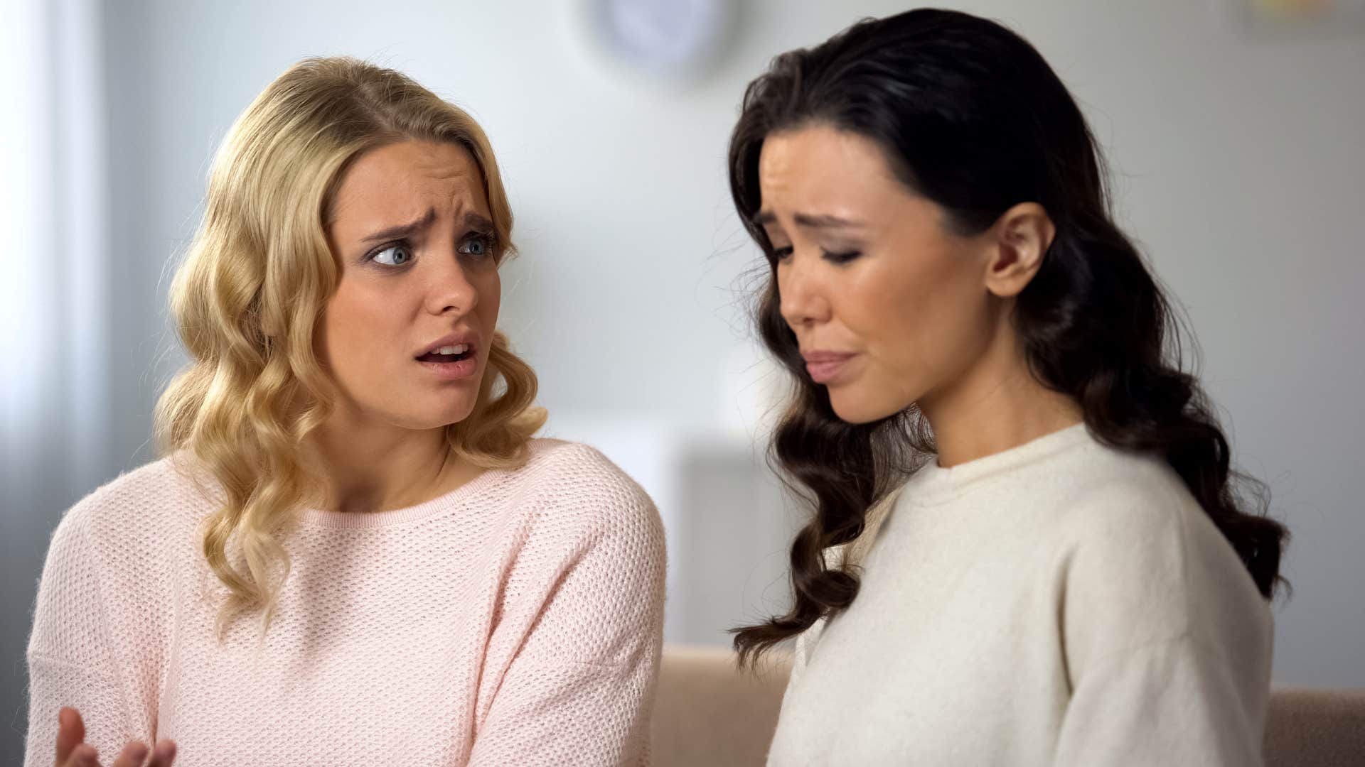 a woman notices her narcissistic friend is always playing the martyr role