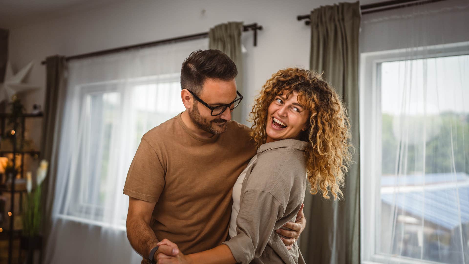 couple in a marriage that will endure with a visible bond