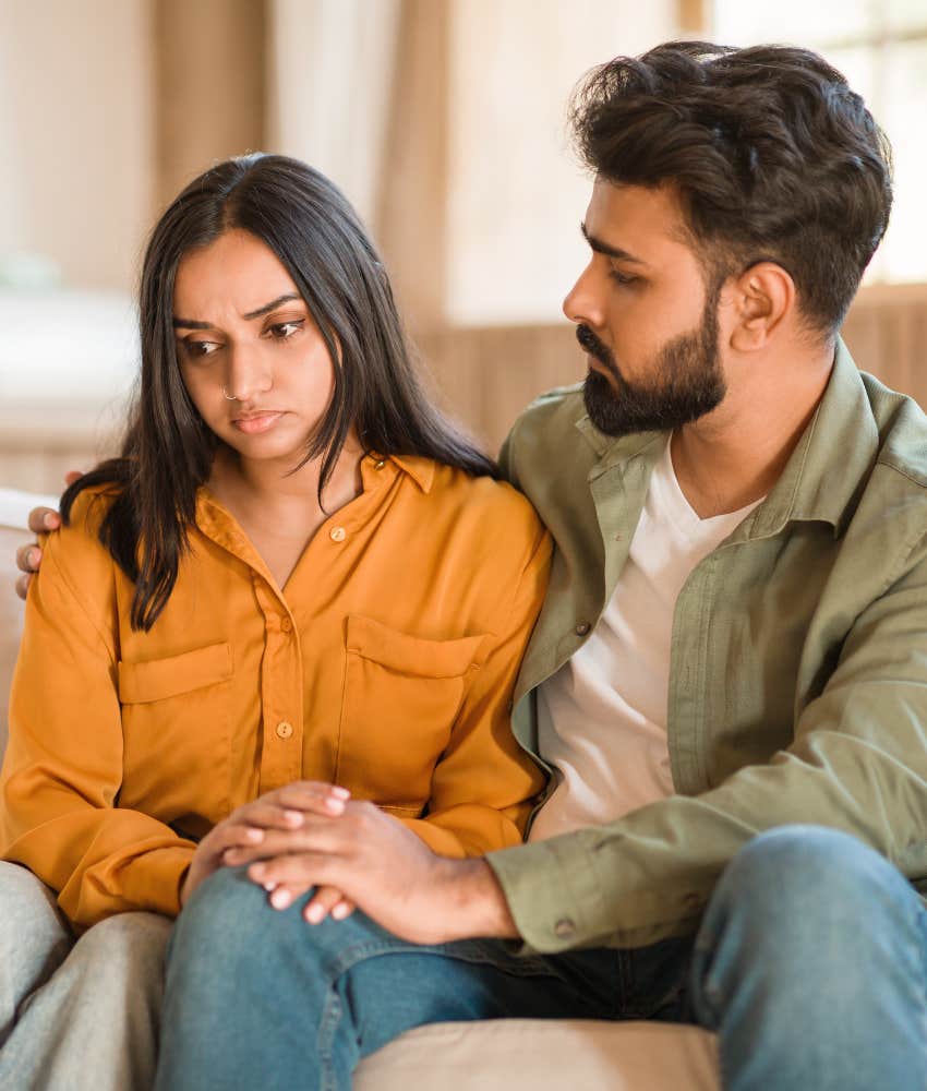 Couple deeply in love understand