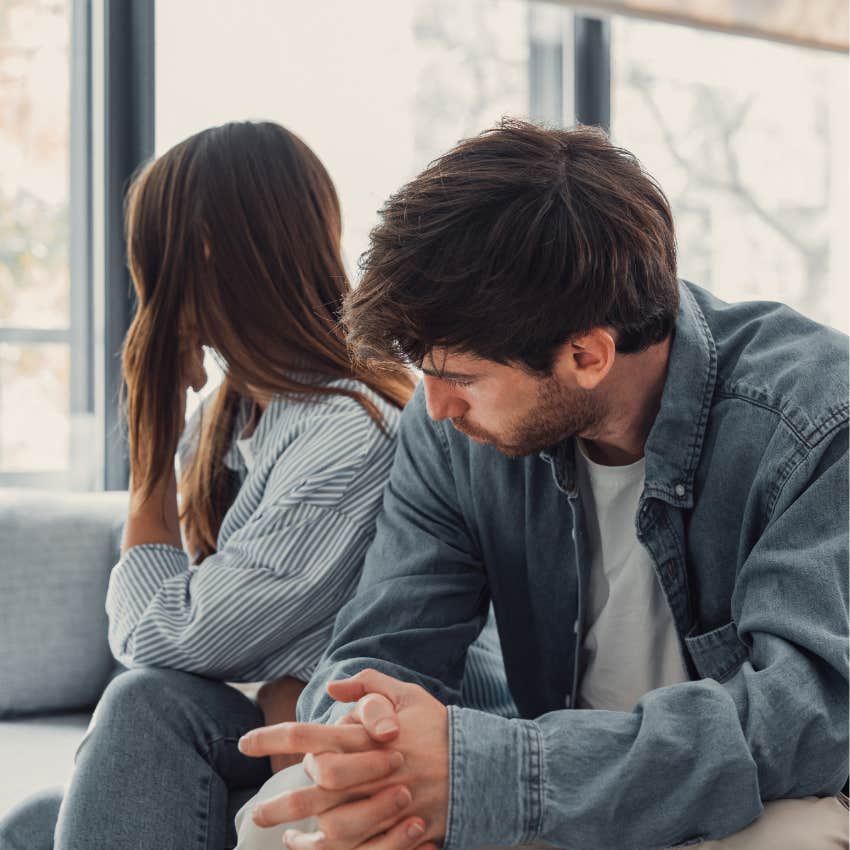 man dating a houseplant and initiating conversation