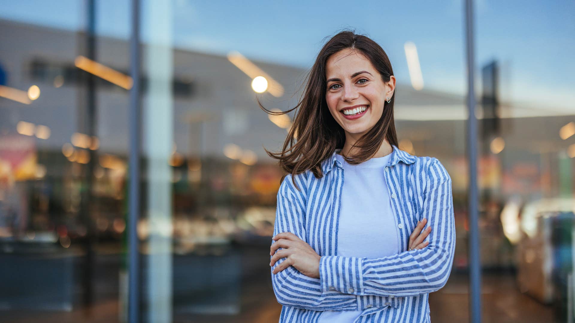 woman with the small everyday shift of realizing her worth