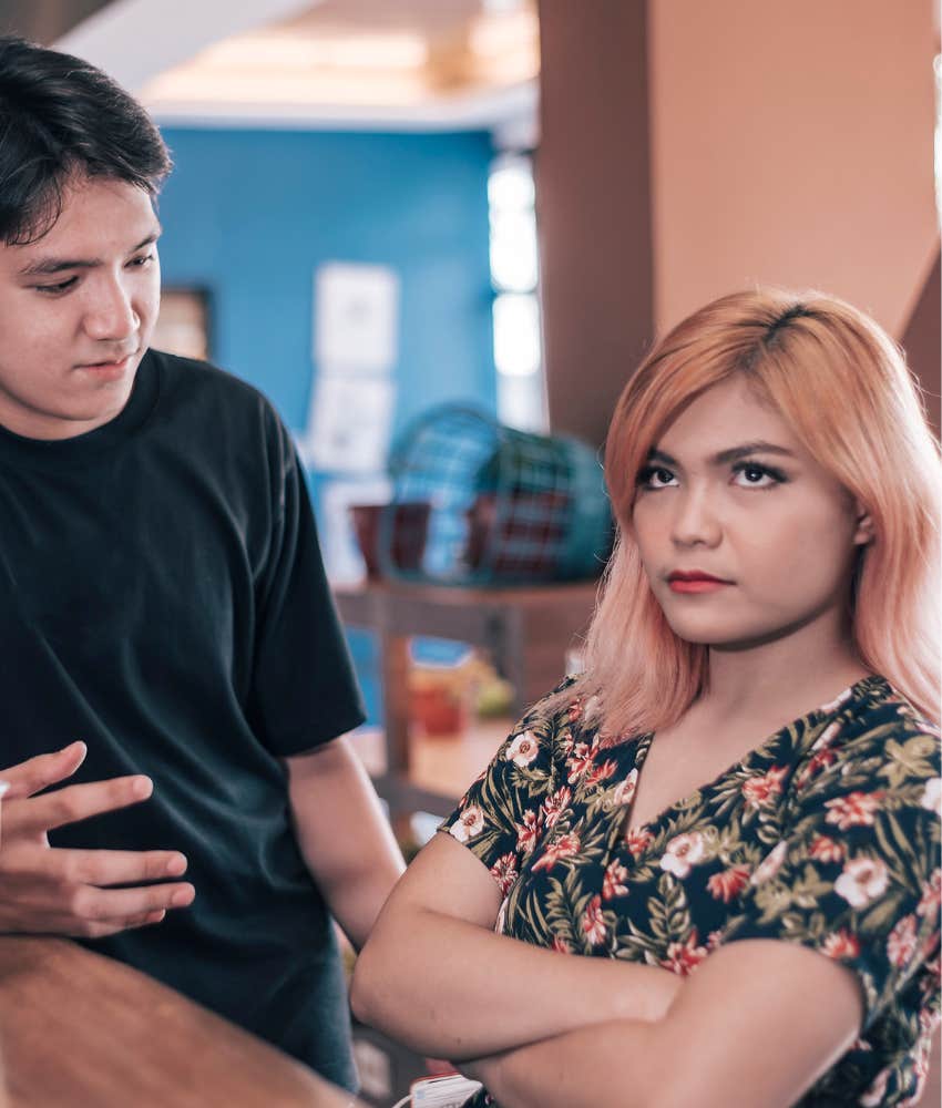 stop believing men's promises women won't tolerate mens garbage guy lets her down