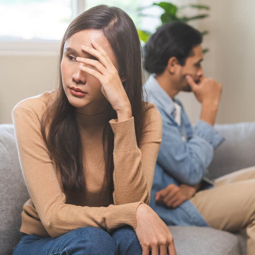 couple with daughter about to divorce