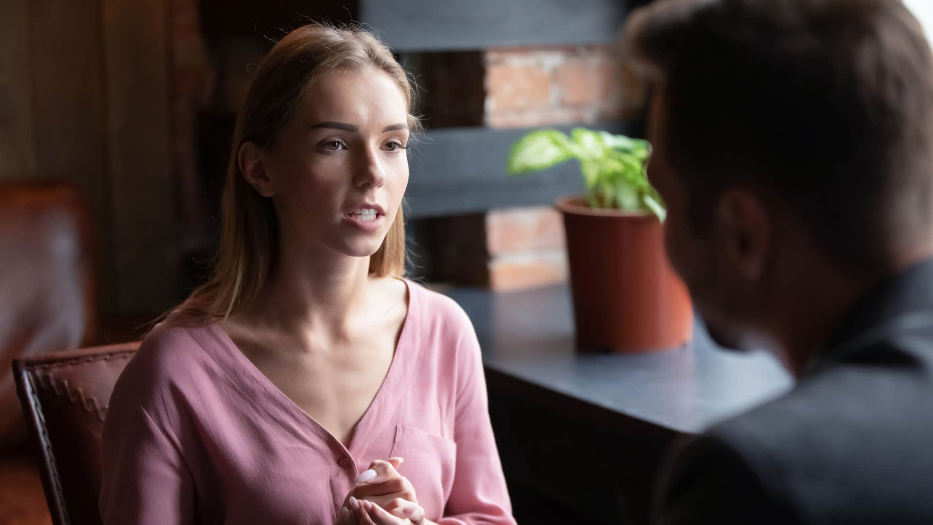 a smart woman overanalyzes her dates simple questions