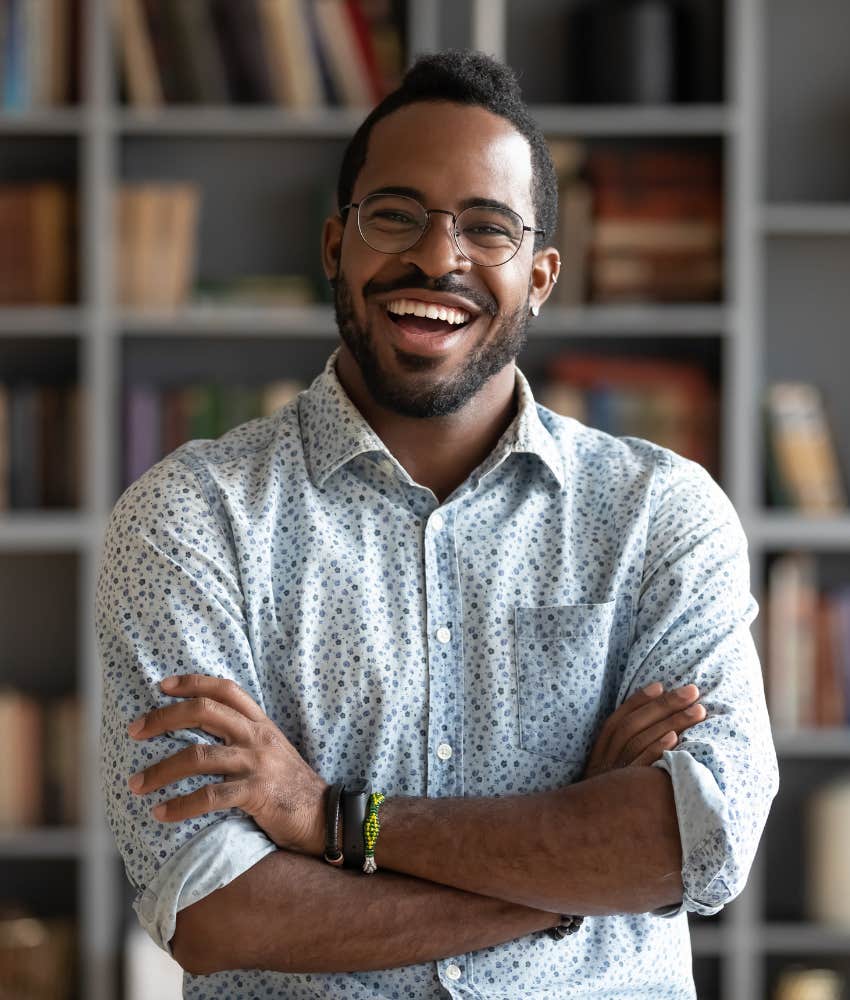 Man trusts himself to manifest success