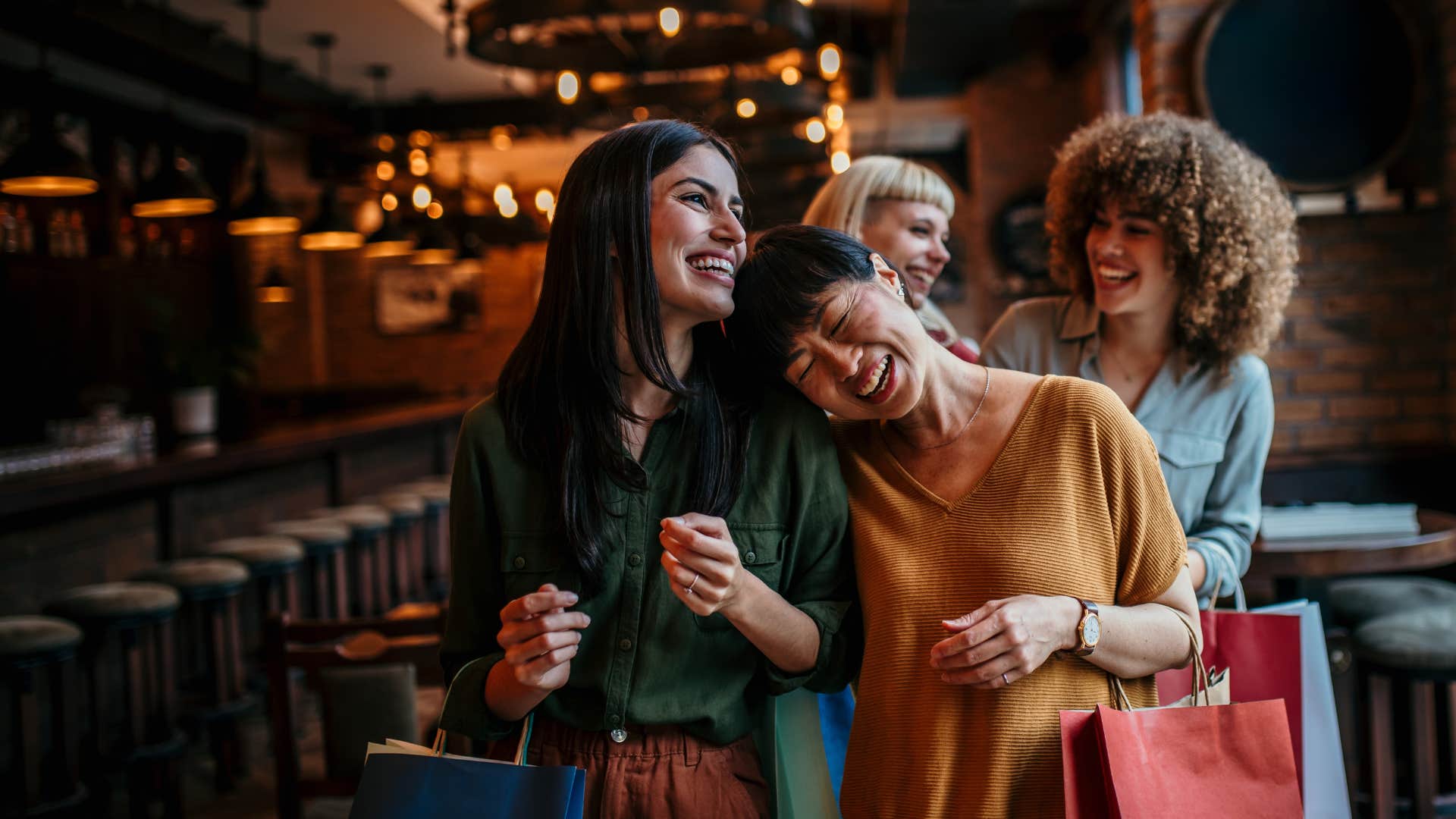 woman changing her life by being present with others