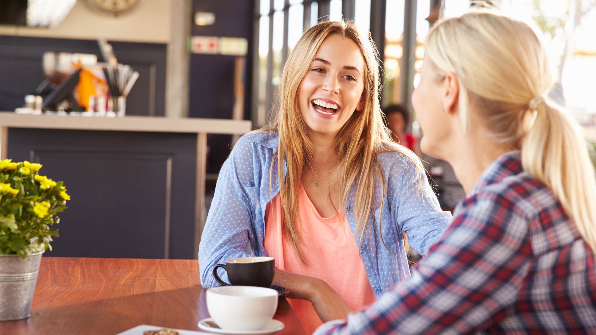 woman reinforcing someone's self-confidence to change her life