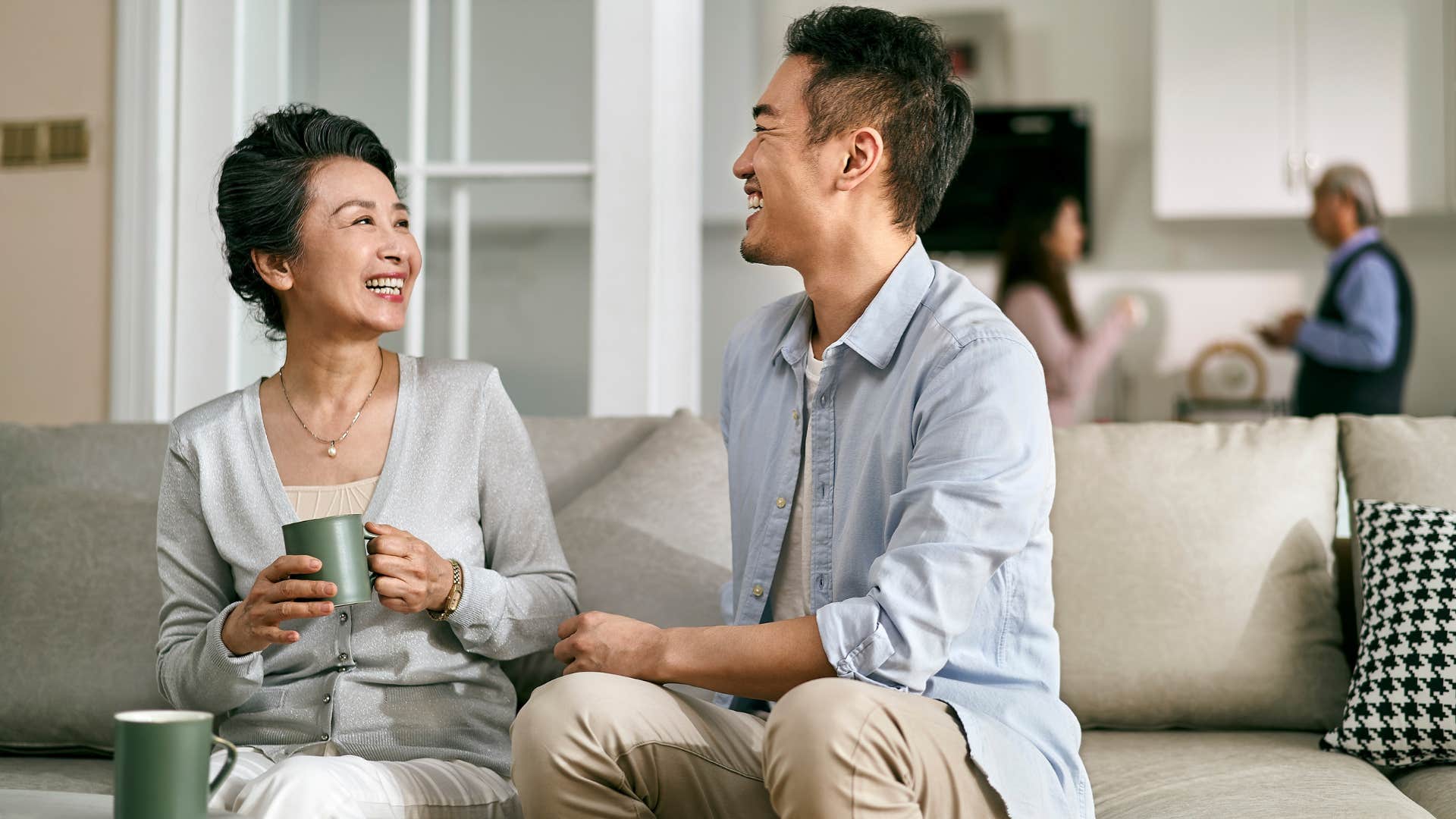 a mother notices her son is overcompensating with his positivity