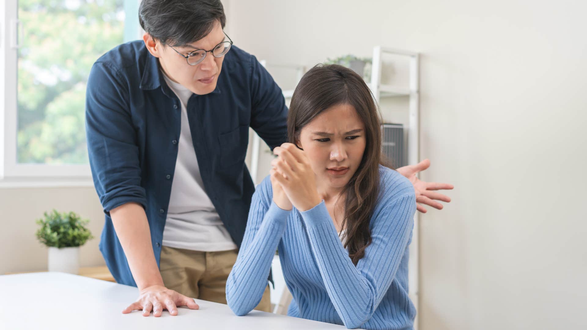 deeply anxious woman who gets jealous