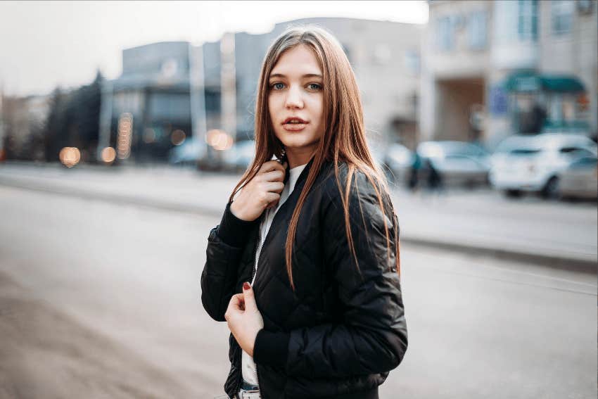woman trusts her down judgment to make better decisions