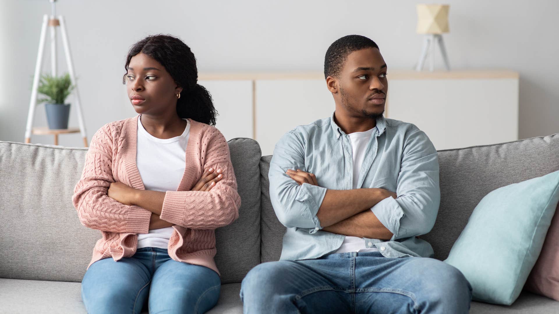 deeply unhappy couple with a lack of appreciaton