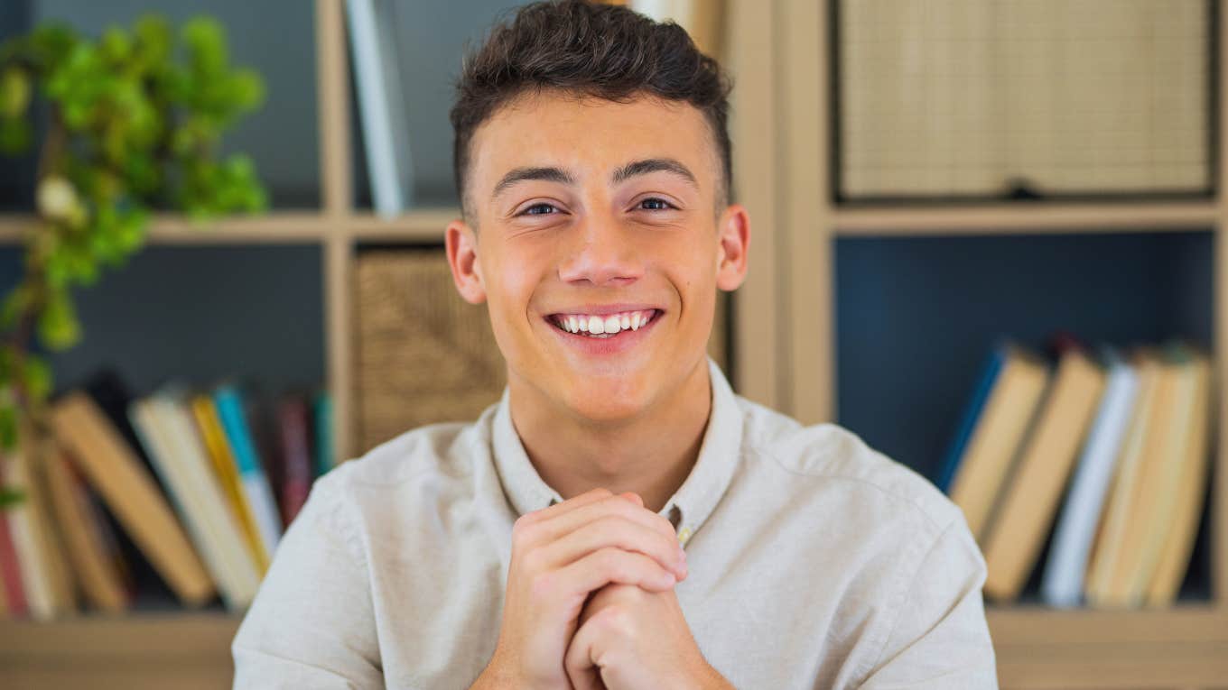 Things Emotionally Intelligent People Avoid Saying At All Costs, According To Psychology emotionally intelligent man smiling