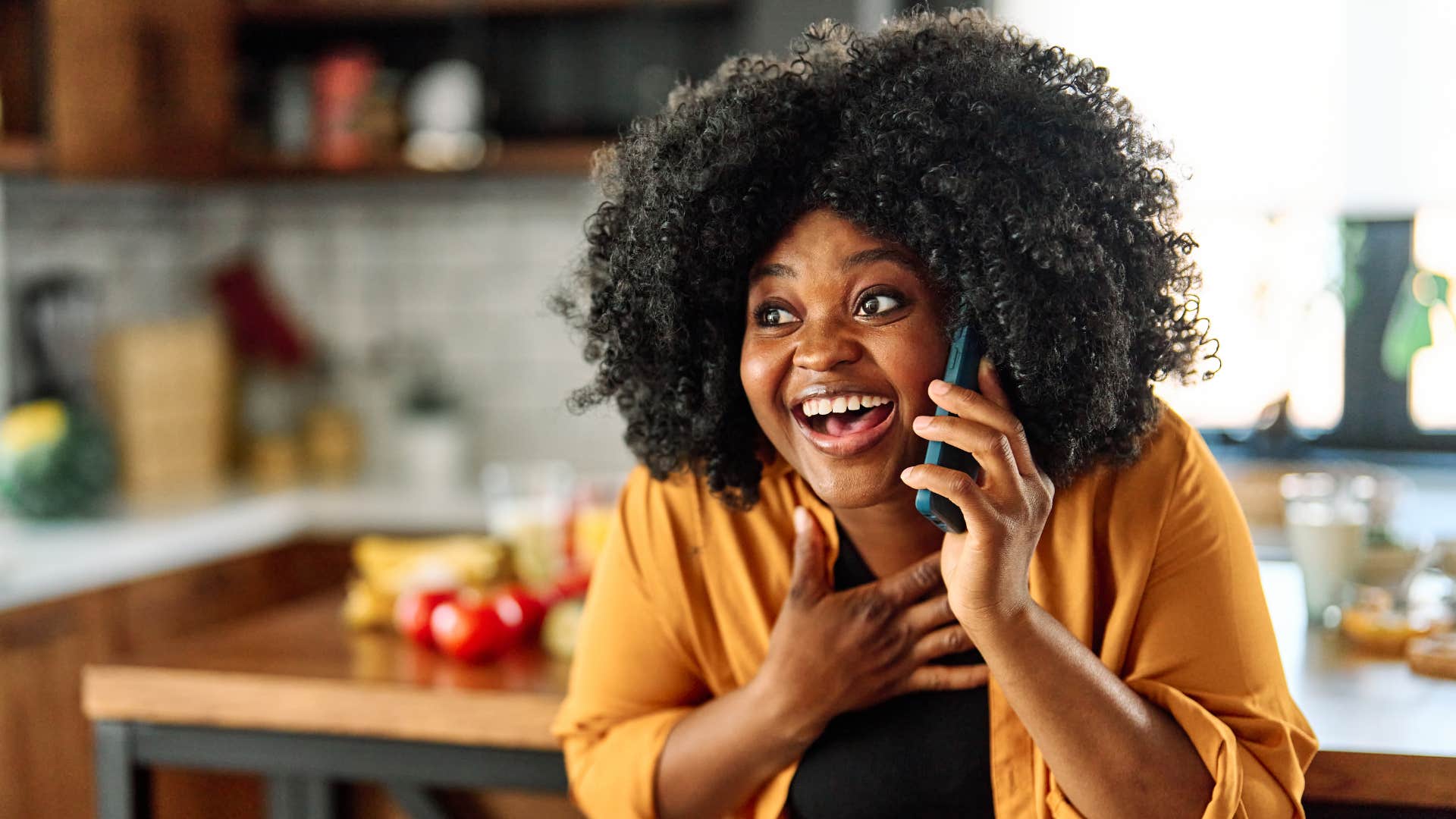 gen z woman communicating clear boundaries on the phone