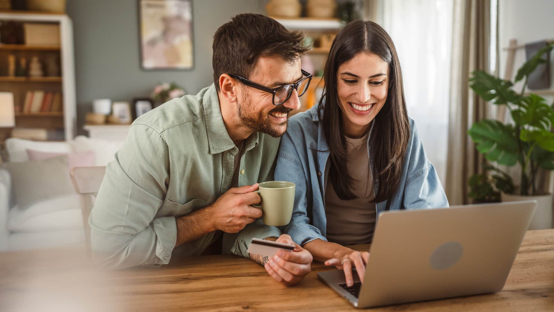 man with highly sensitive wife taking tests together