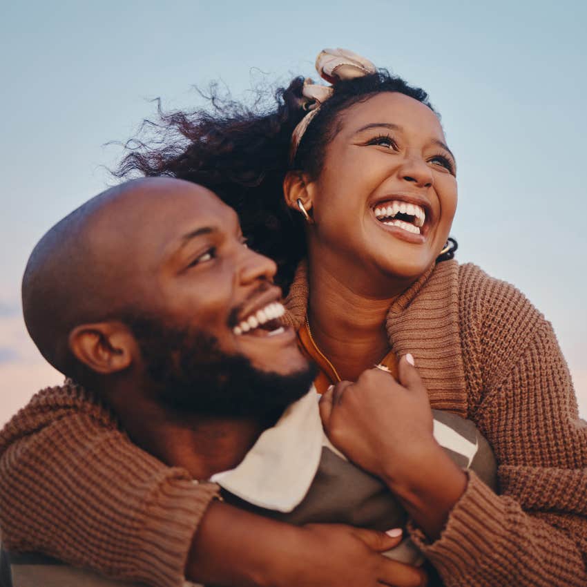 woman with love that doesn't feel like something she should fear