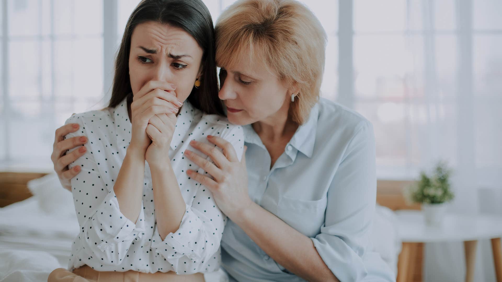 woman whose parent is using her as an emotional confidant and it's deeply unhealthy