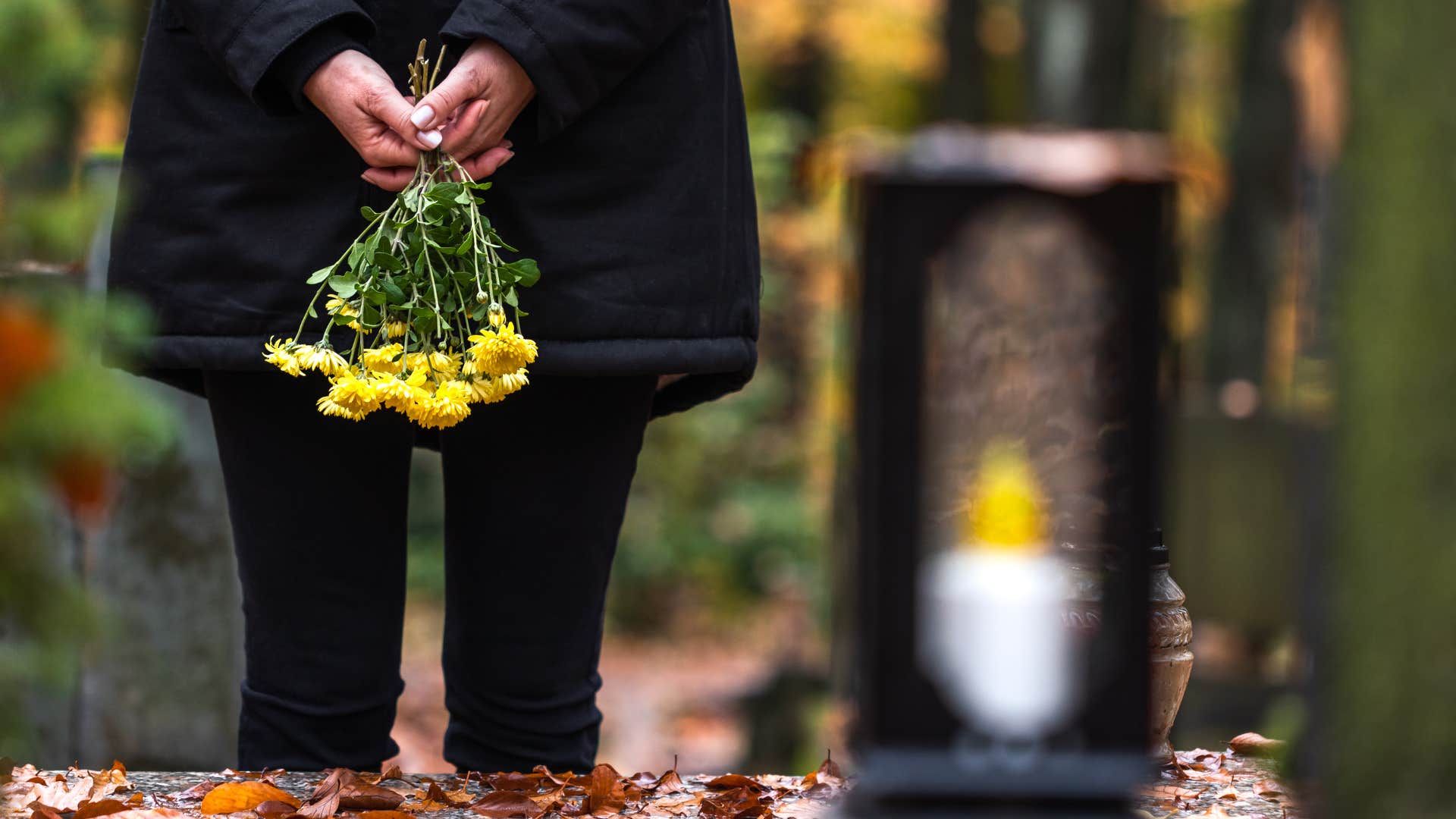 southern woman honoring her family members