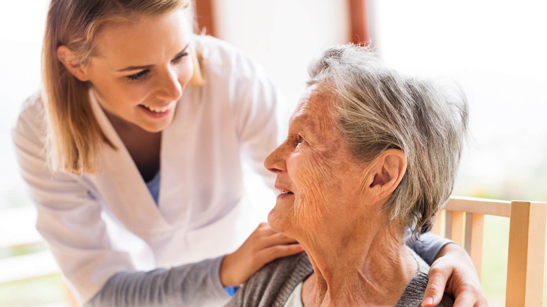 polite southern woman calling her nurse maam
