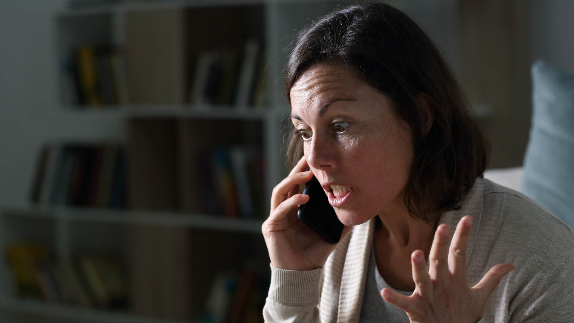 angry entitled woman demanding to speak to a supervisor over the phone