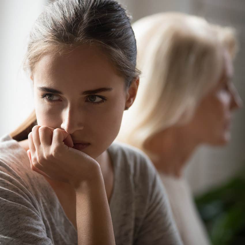 woman who has cut off her parent wishing others would stop assuming reason for estrangement
