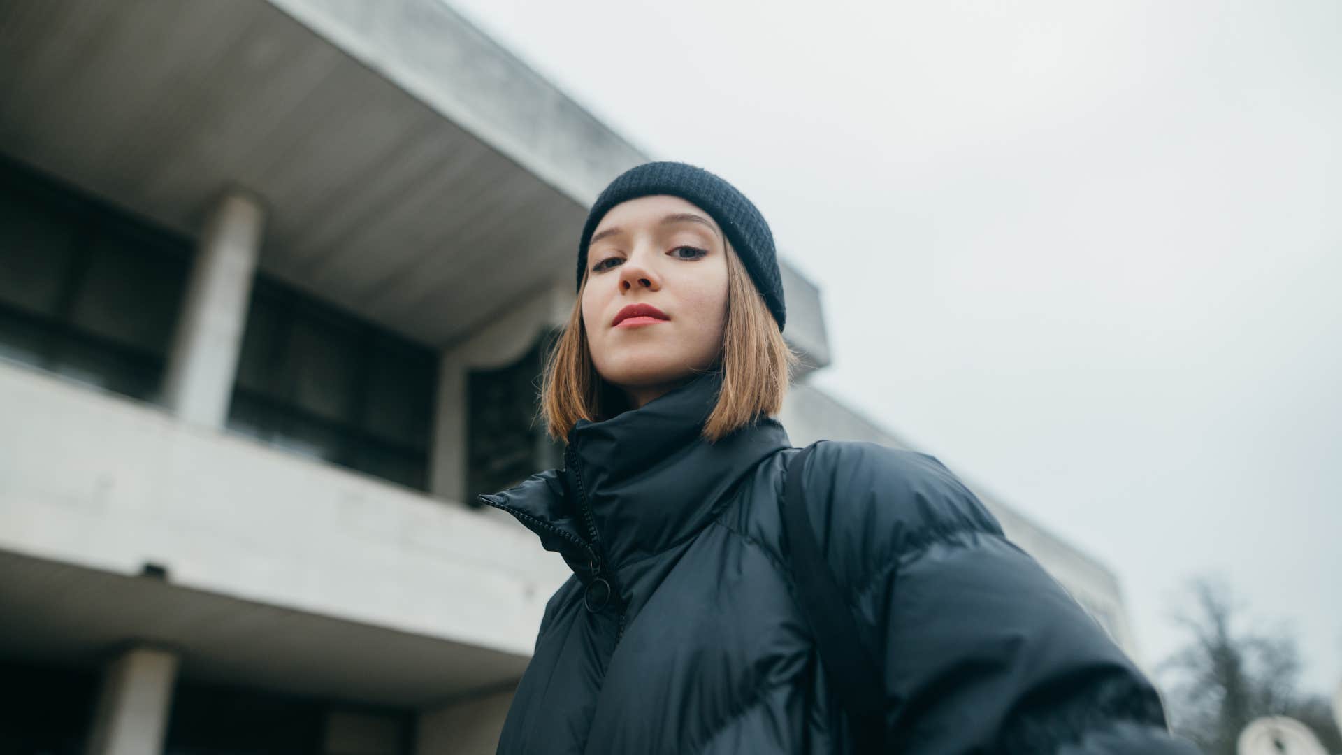 woman is mad because someone told her to calm down