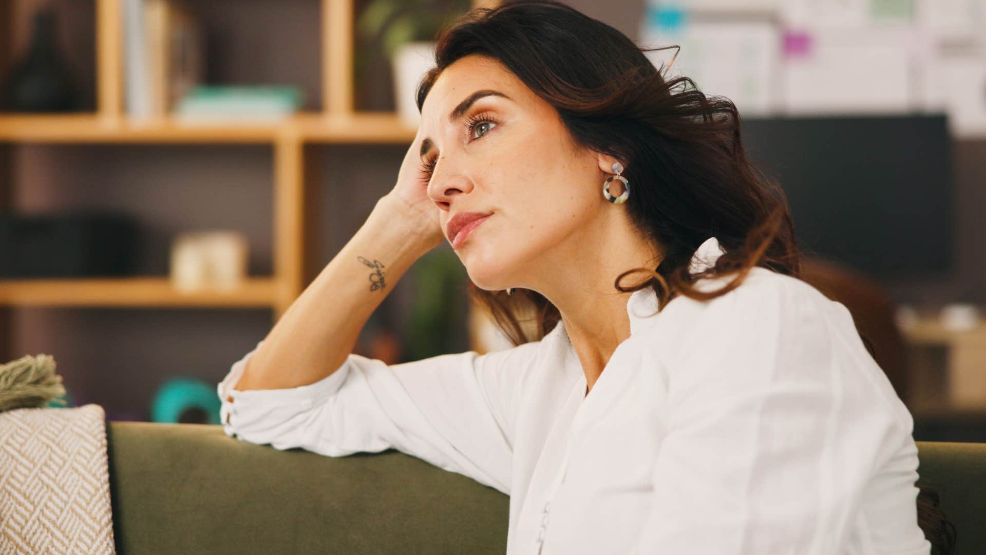 woman overthinking conversations she had